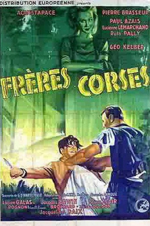 Movie poster for Corsican Brothers (1939)