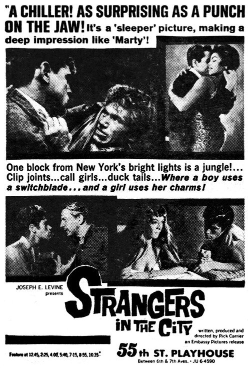 Movie poster for Strangers in the City (1962)