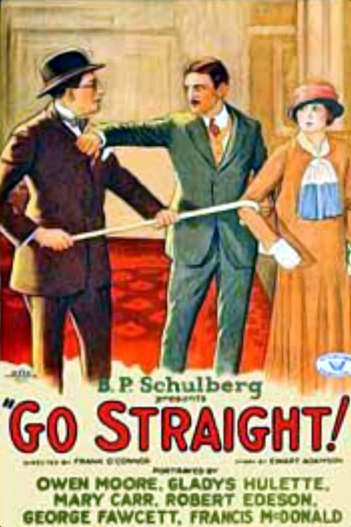 Movie poster for Go Straight! (1925)