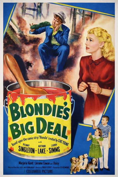 Movie poster for Blondie's Big Deal (1949)