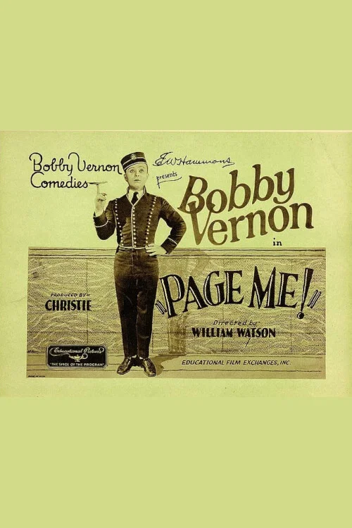 Movie poster for Page Me (1926)
