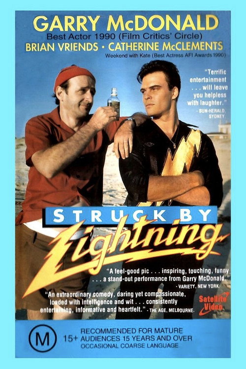 Movie poster for Struck by Lightning (1990)