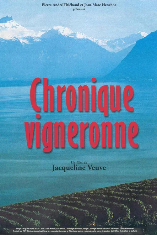 Movie poster for Chronique vigneronne (1999)