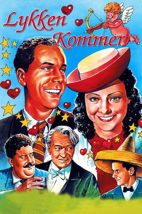 Movie poster for Lykken kommer (1942)
