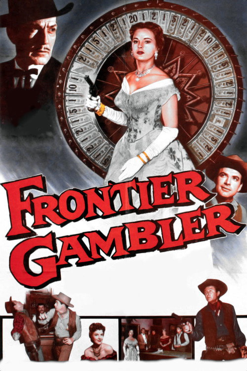 Movie poster for Frontier Gambler (1956)