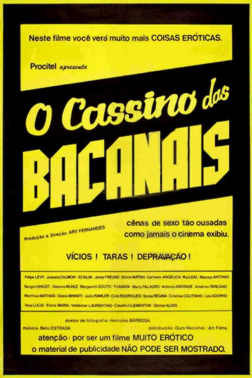 Movie poster for O Cassino das Bacanais (1981)