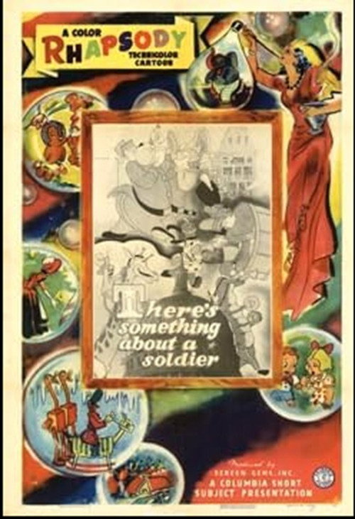 Movie poster for There's Something About a Soldier (1943)