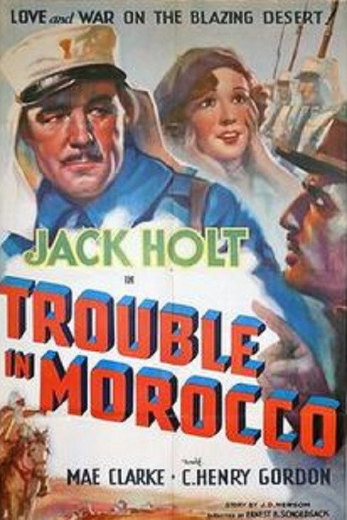 Movie poster for Trouble in Morocco (1937)