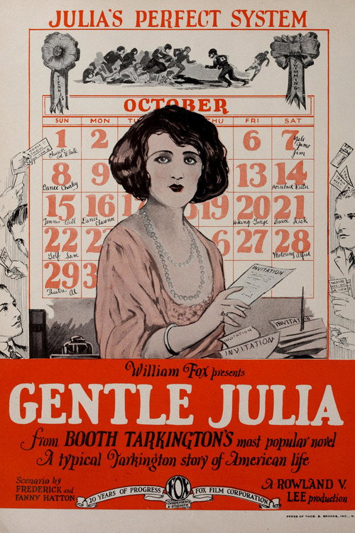 Movie poster for Gentle Julia (1923)
