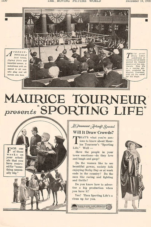 Movie poster for Sporting Life (1918)