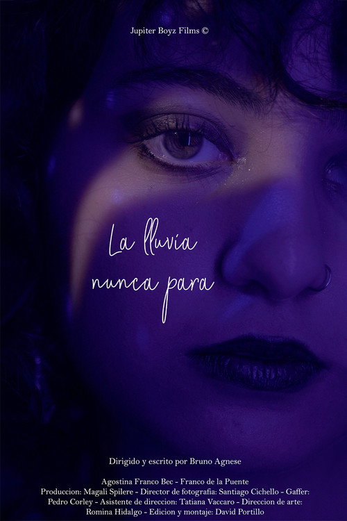 Movie poster for La lluvia nunca para