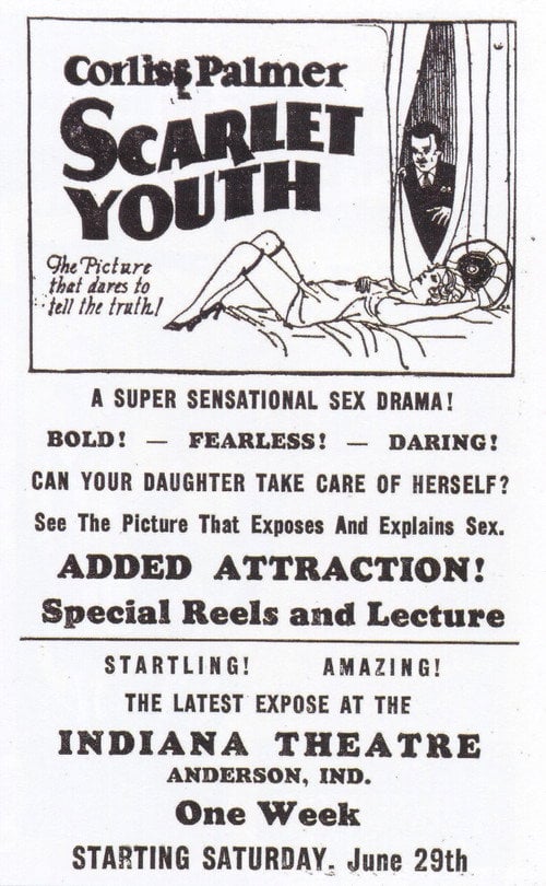 Movie poster for Scarlet Youth (1928)