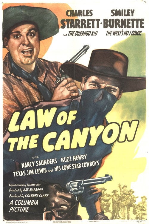 Movie poster for Law of the Canyon (1947)