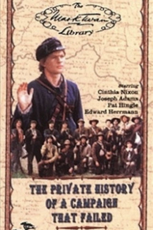 Movie poster for The Private History of a Campaign That Failed (1981)
