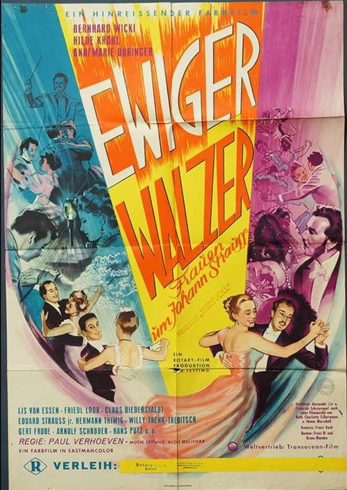 Movie poster for Ewiger Walzer (1954)