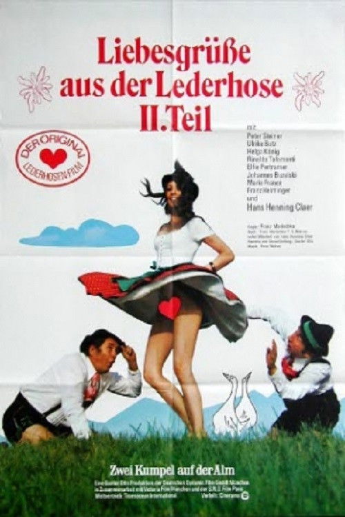 Movie poster for Liebesgrüße aus der Lederhose 2: Zwei Kumpel auf der Alm (1974)