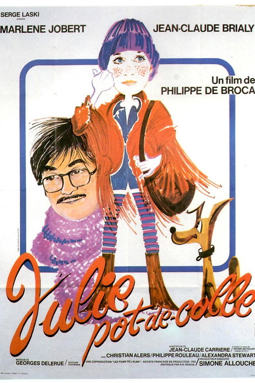 Movie poster for Julie pot-de-colle (1977)