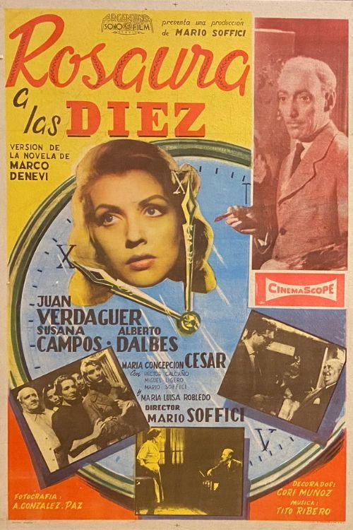 Movie poster for Rosaura at 10 O'Clock (1958)