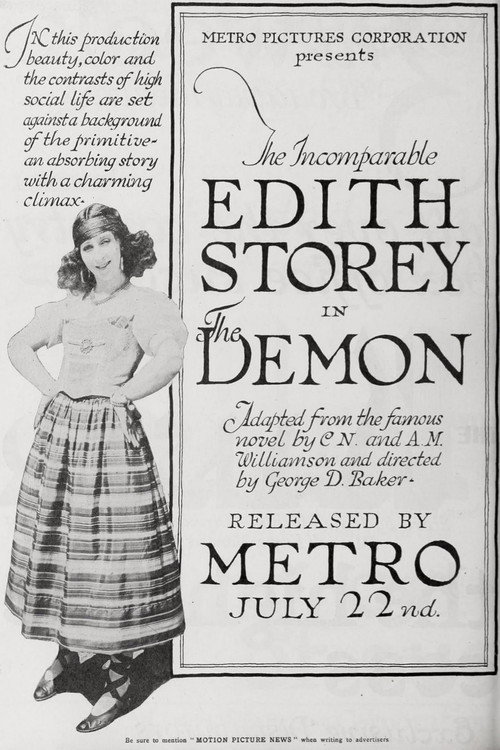 Movie poster for The Demon (1918)
