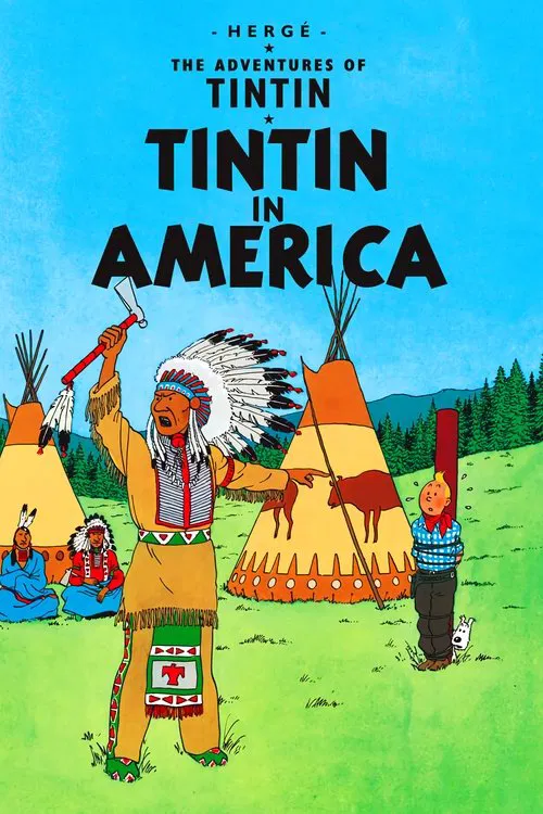 Movie poster for Tintin in America (1992)