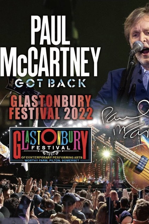 Movie poster for Paul McCartney at Glastonbury Festival (2022)
