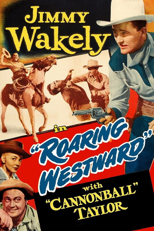 Movie poster for Roaring Westward (1949)