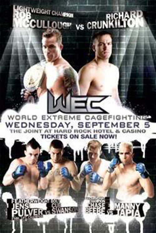 Movie poster for WEC 30: McCullough vs. Crunkilton (2007)