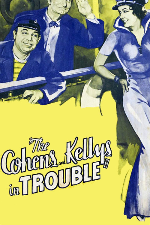 Movie poster for The Cohens and Kellys in Trouble (1933)