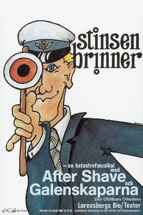 Movie poster for Stinsen Brinner (1987)