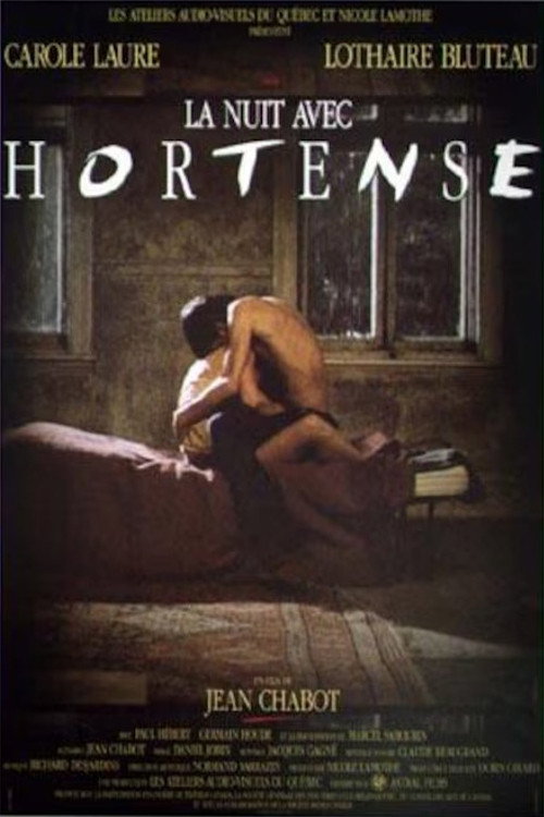 Movie poster for La nuit avec Hortense (1988)