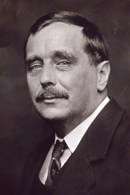 Photo of H. G. Wells, Writing