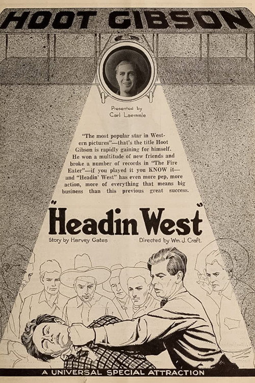 Movie poster for Headin' West (1922)