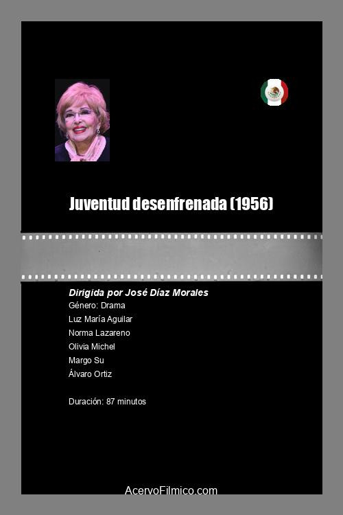 Movie poster for Juventud desenfrenada (1956)