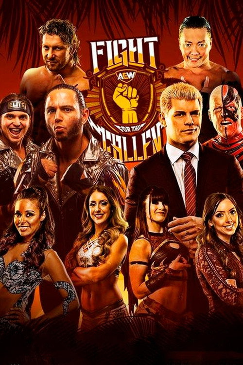 Movie poster for AEW Fight for the Fallen (2019)