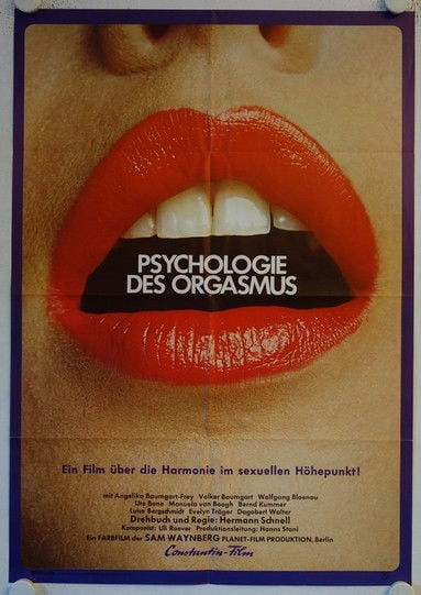 Movie poster for Psychology of the Orgasm (1970)