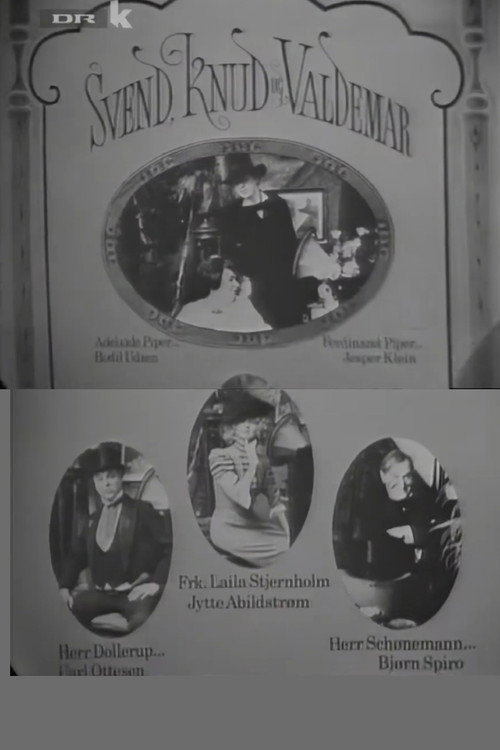 Movie poster for Svend, Knud og Valdemar (1970)