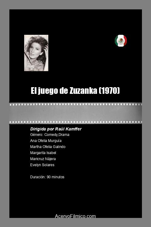 Movie poster for Zuzanka's Game (1970)