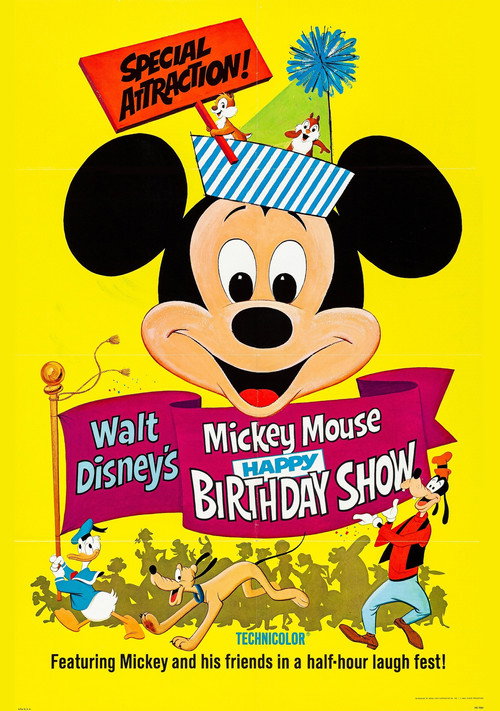 Movie poster for Mickey Mouse Happy Birthday Show (1968)
