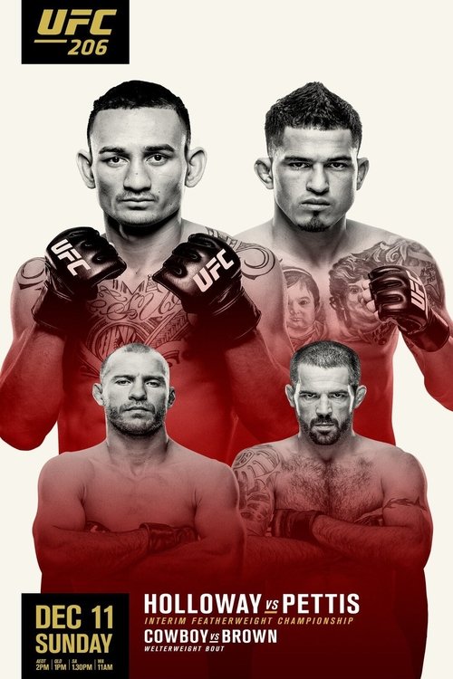 Movie poster for UFC 206: Holloway vs. Pettis (2016)