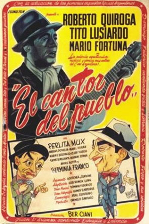 Movie poster for El cantor del pueblo (1948)