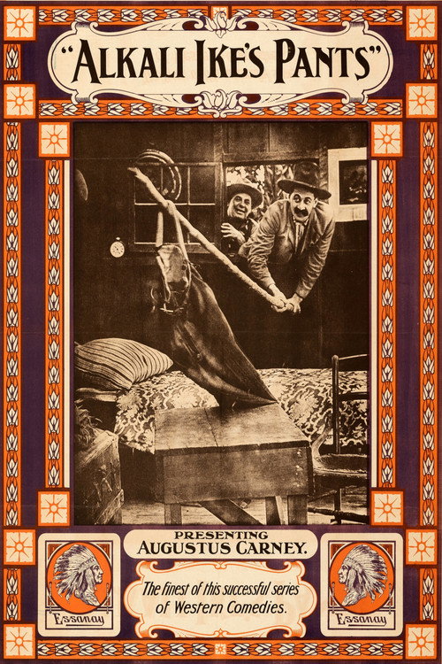 Movie poster for Alkali Ike's Pants (1912)