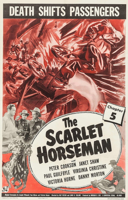 Movie poster for The Scarlet Horseman (1946)