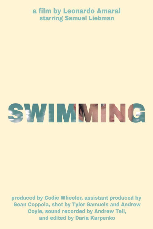 Movie poster for Swimming (2022)