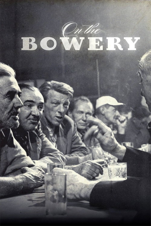 Movie poster for On the Bowery (1957)
