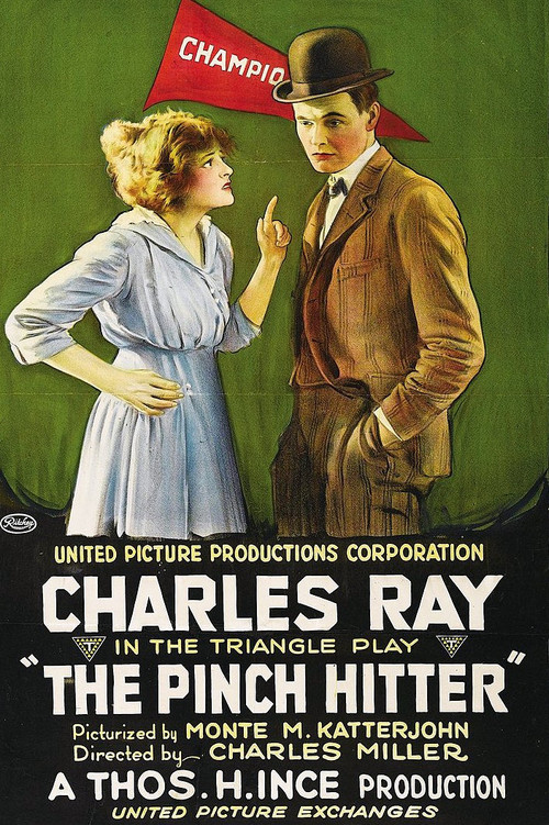 Movie poster for The Pinch Hitter (1917)