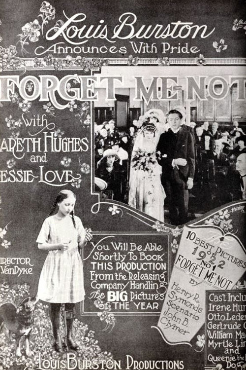 Movie poster for Forget Me Not (1922)