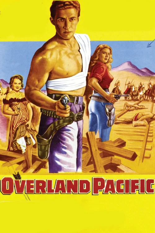 Movie poster for Overland Pacific (1954)