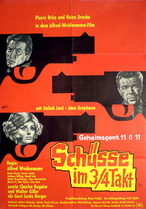 Movie poster for Shots in 3/4 Time (1965)