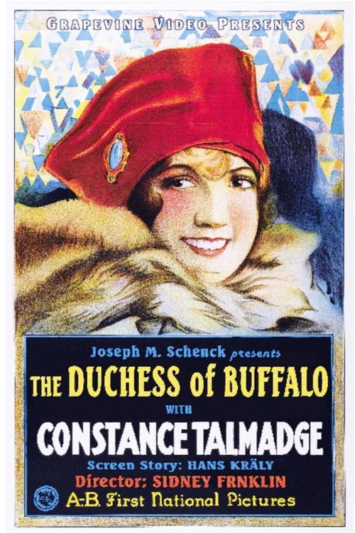 Movie poster for The Duchess of Buffalo (1926)