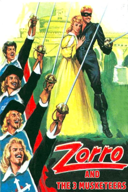 Movie poster for Zorro and the Three Musketeers (1963)
